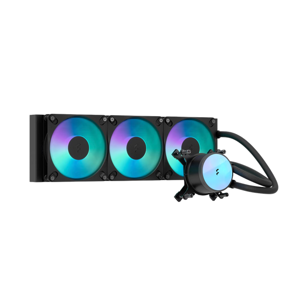 Fractal Design Radius 360 RGB AIO CPU Cooler, Black